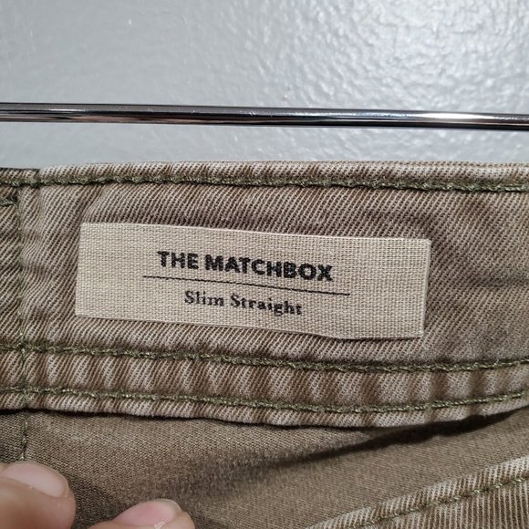 AG Adriano Goldschmied The Matchbox Jeans Slim Straight Brown Tan Men's Sz 31 - Picture 7 of 14